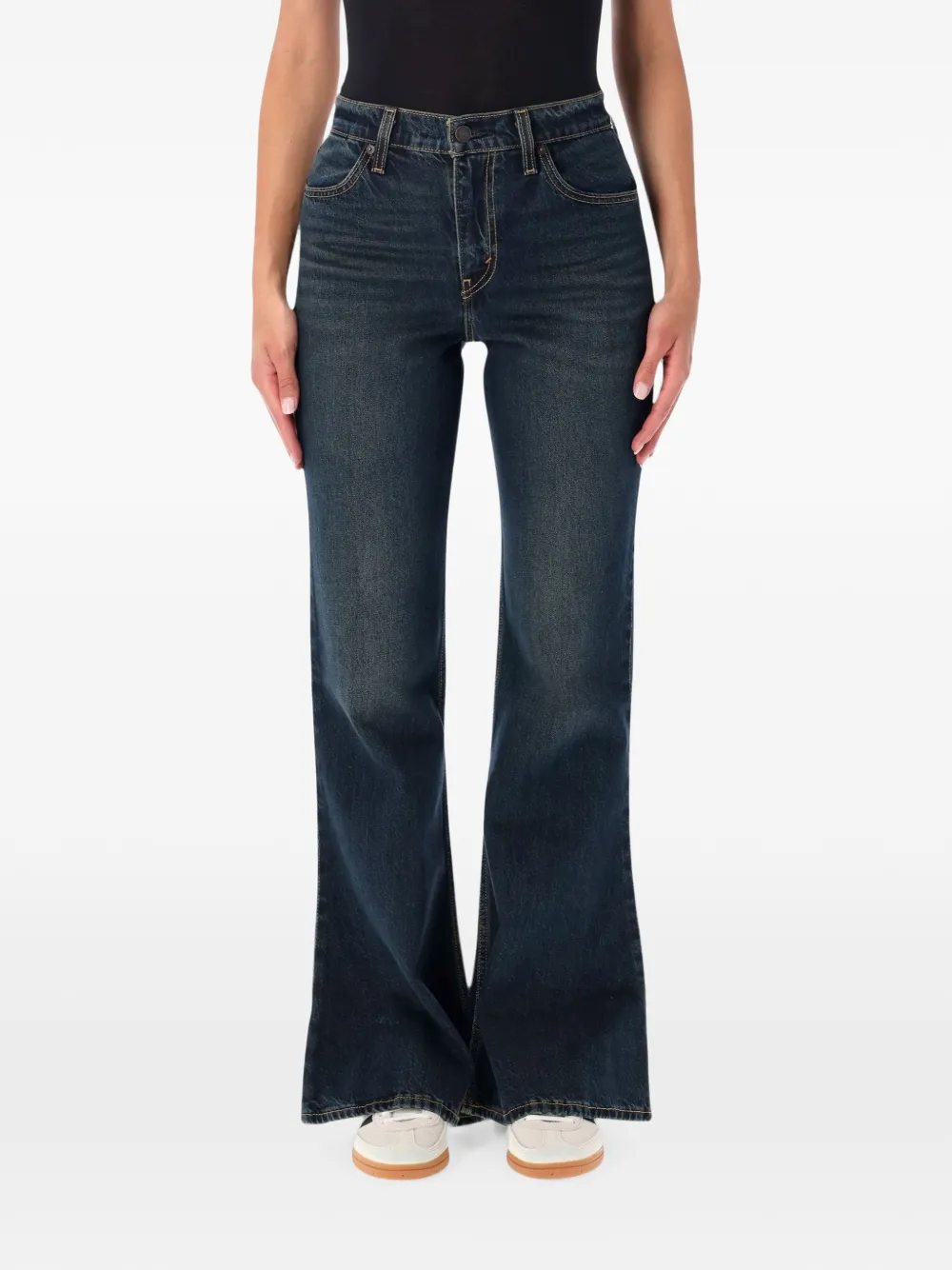 Levi's high-waisted flared jeans - Blu