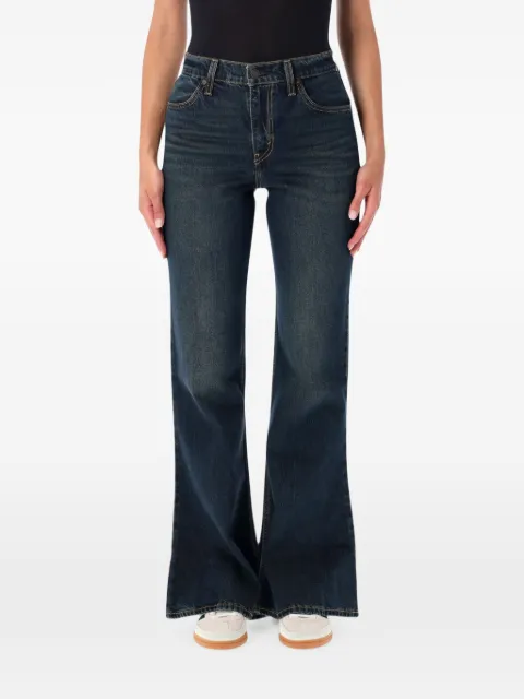 Levi's high-waisted flared jeans