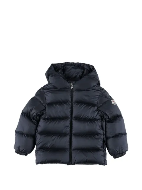 Moncler Enfant hooded quilted jacket
