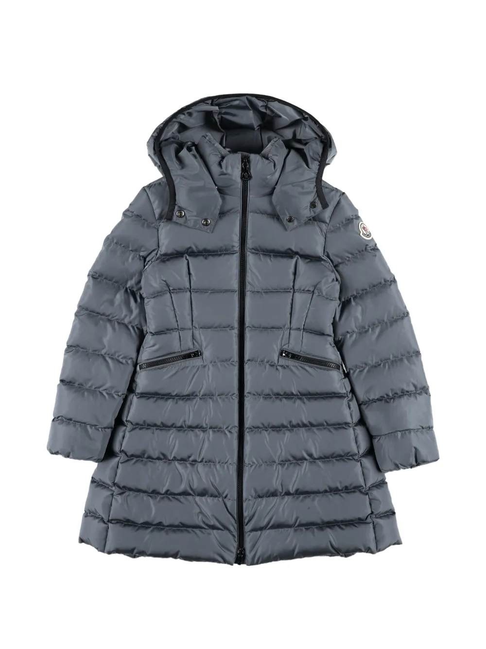 Moncler Enfant Jas met capuchon Grijs