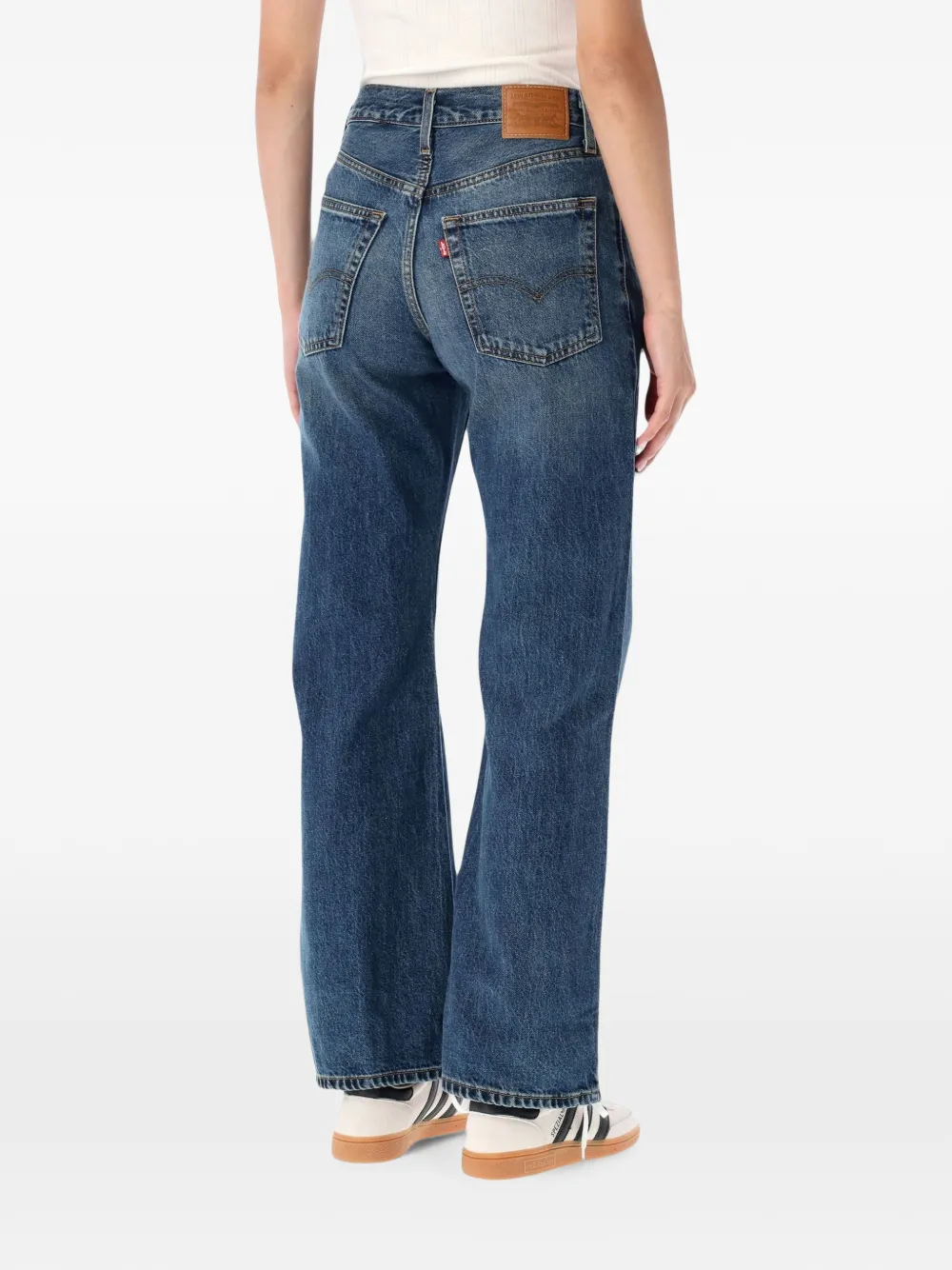 Levi's Jeans met vervaagd effect Blauw