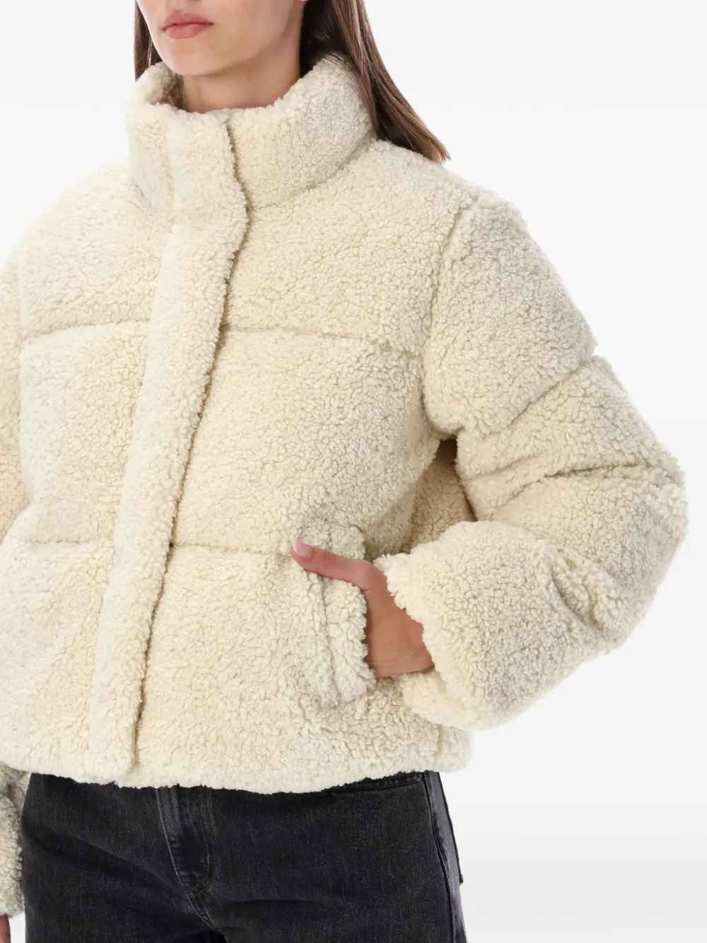 Levi's Gewatteerd polyester jack Beige