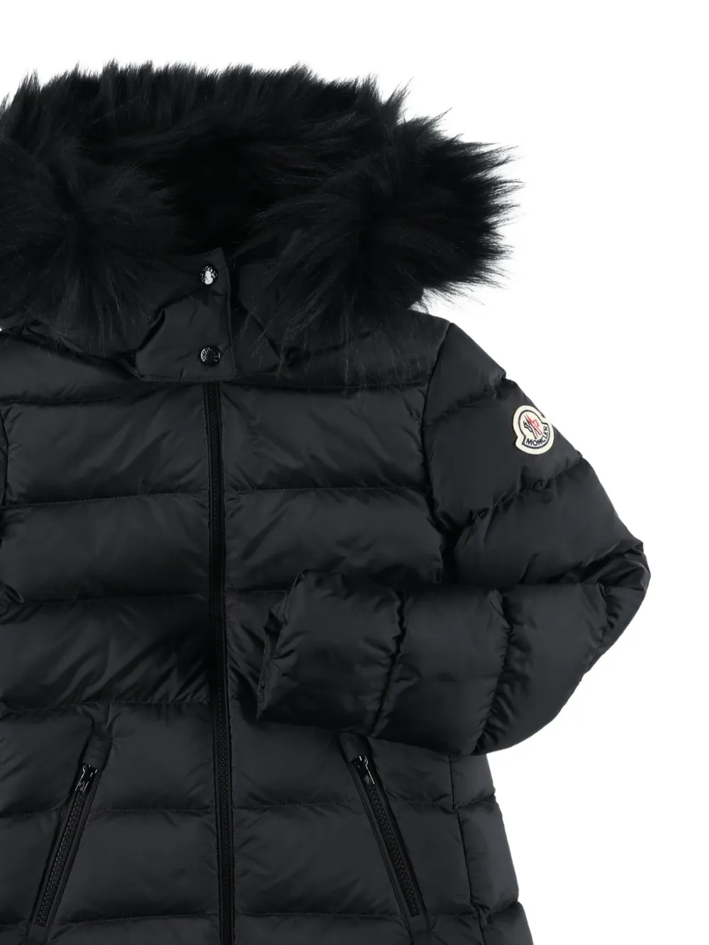 Moncler Enfant padded coat Zwart