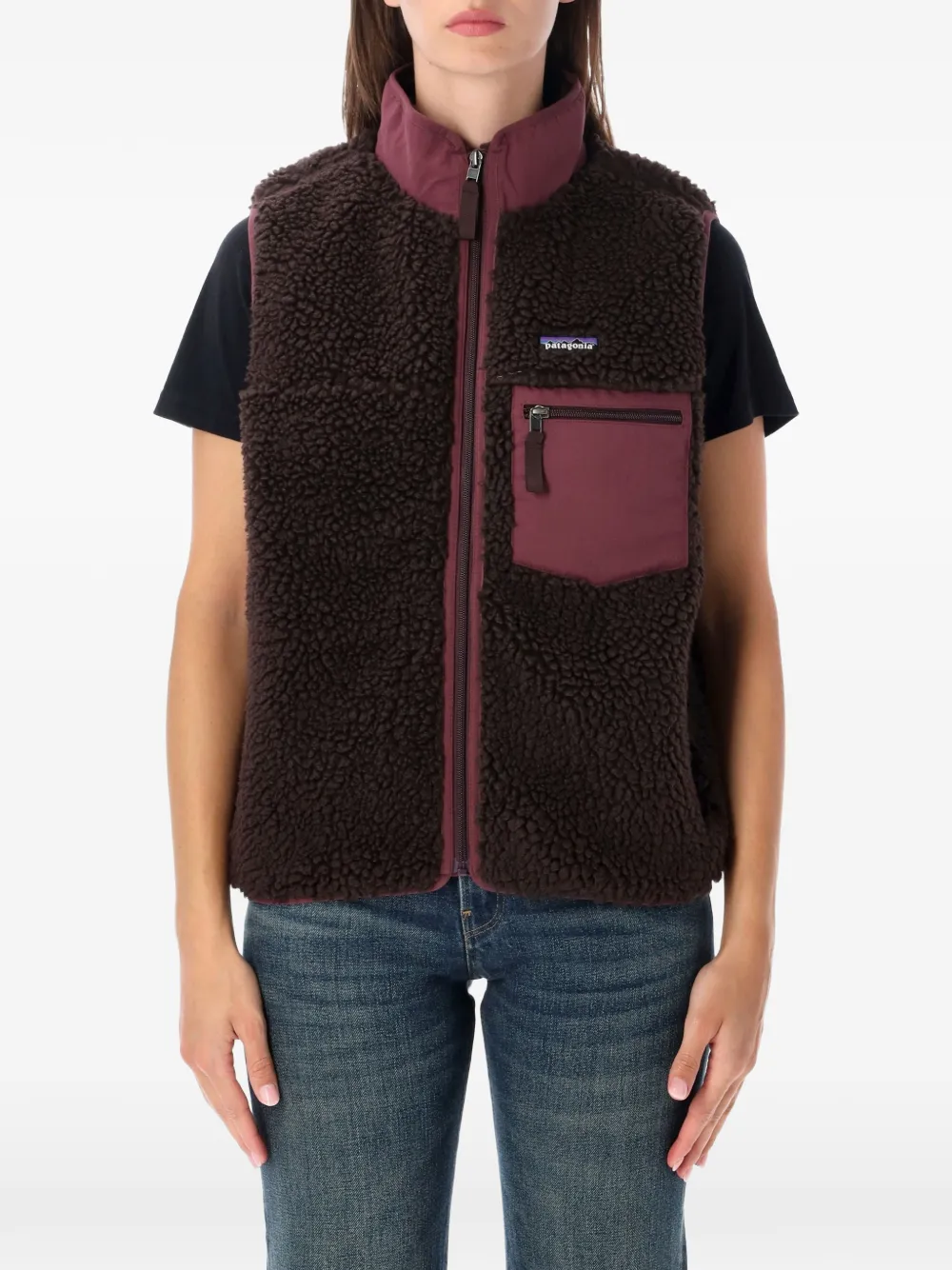 Patagonia Retro-X fleece gilet - Marrone