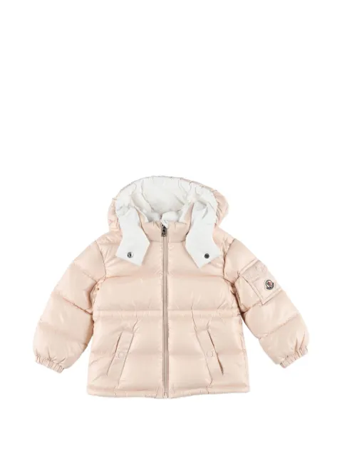 Moncler Enfant Bady hooded quilted coat