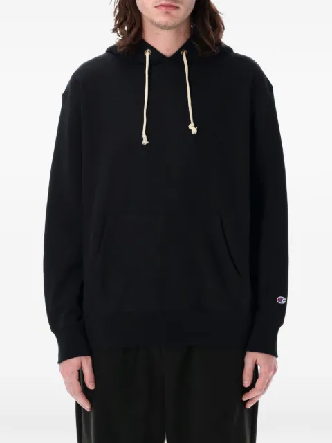 Champion hoodie con parche del logo y cordones
