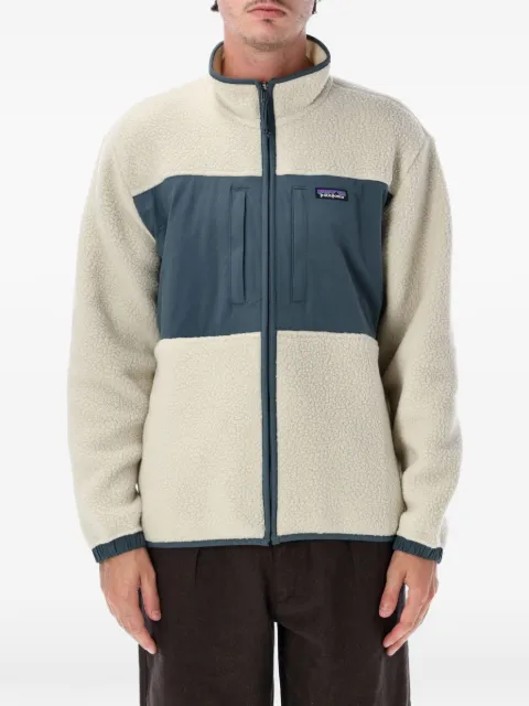 Patagonia chaqueta bómber a paneles con textura de vellón