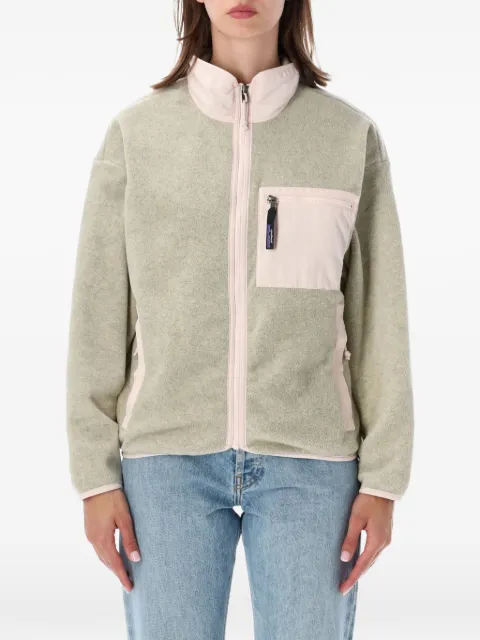 Patagonia fleece-texture zip-up jacket
