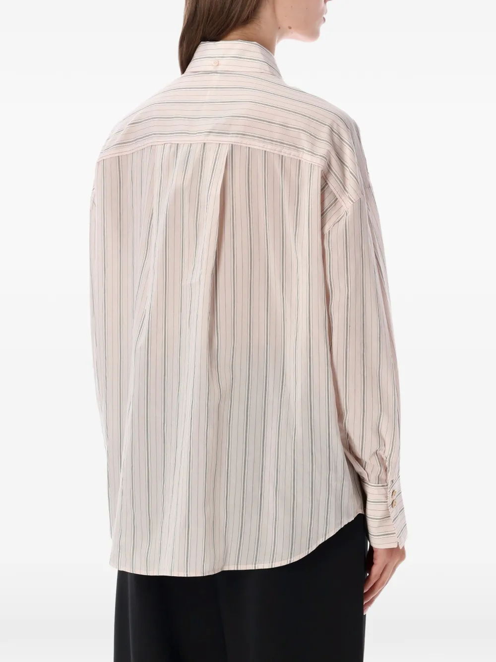 Sessùn Mabel blouse met verticale streep Roze