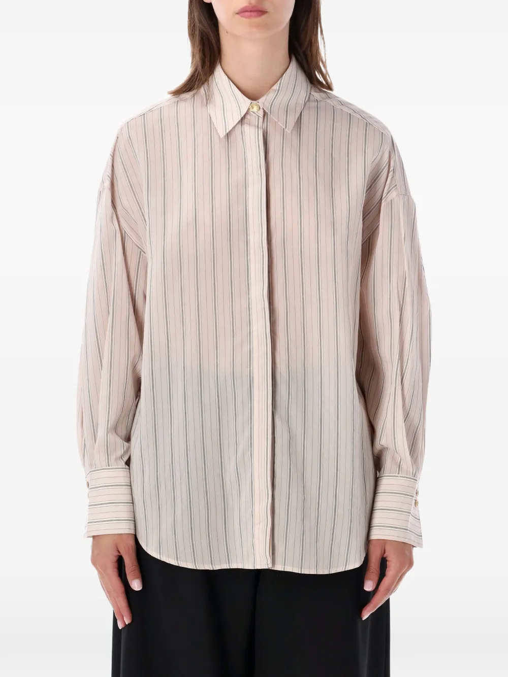 Sessùn Mabel vertical-stripe shirt