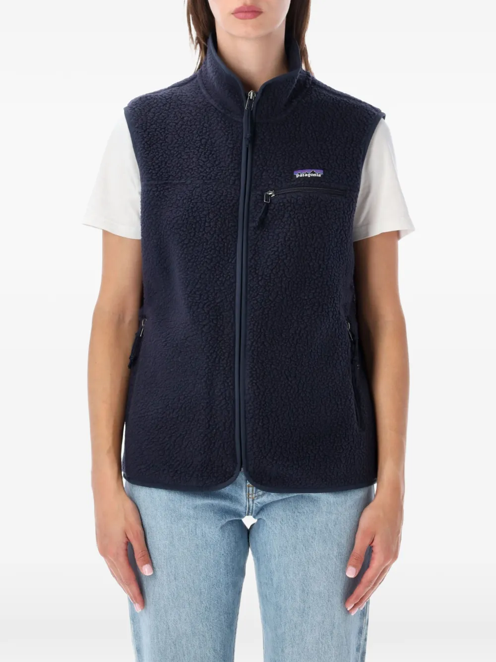 Patagonia Bodywarmer met rits Blauw