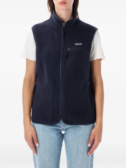 Patagonia fleece-texture zip-up gilet