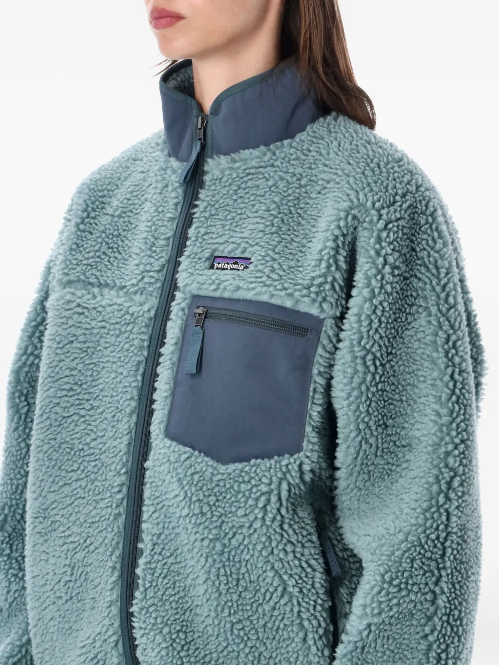 Patagonia Retro-X jack met lange mouwen Blauw