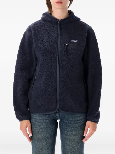 Patagonia teddy fleece hooded jacket