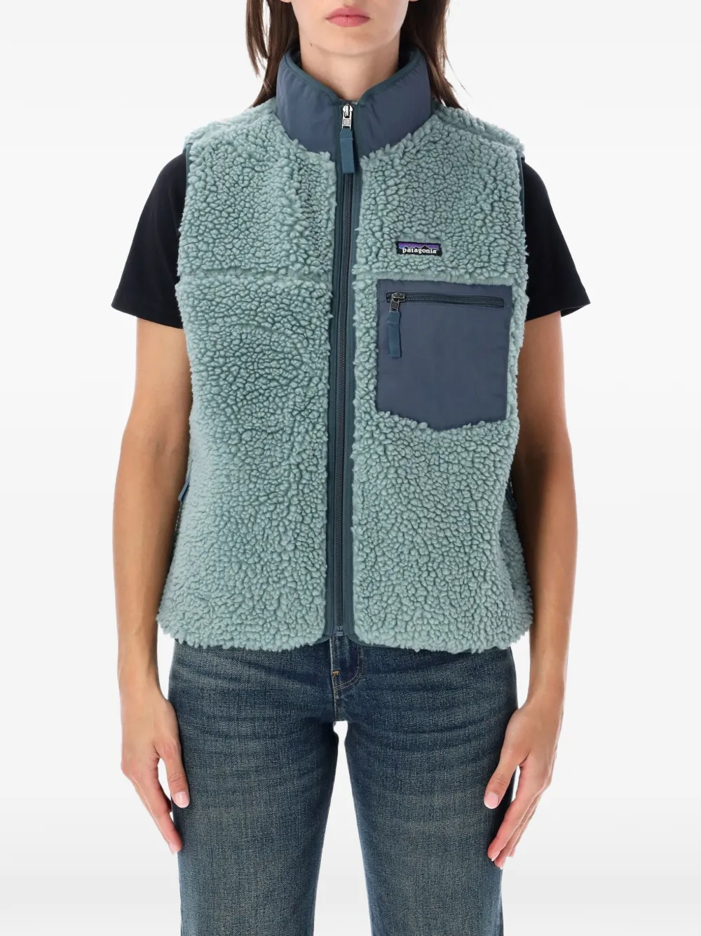 Patagonia Retro-X fleece-texture gilet - Blu