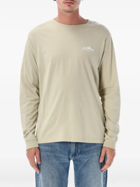 Patagonia Fitz Roy Foothills logo-print long-sleeve t-shirt