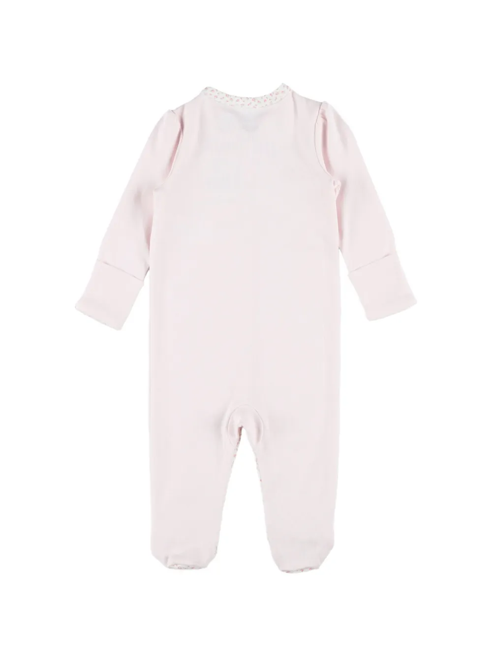 POLO RALPH LAUREN KIDS Pyjama met geborduurde bloemen en logo Roze