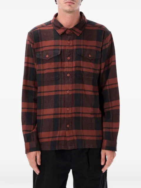 Patagonia camisa Fjord de franela a cuadros