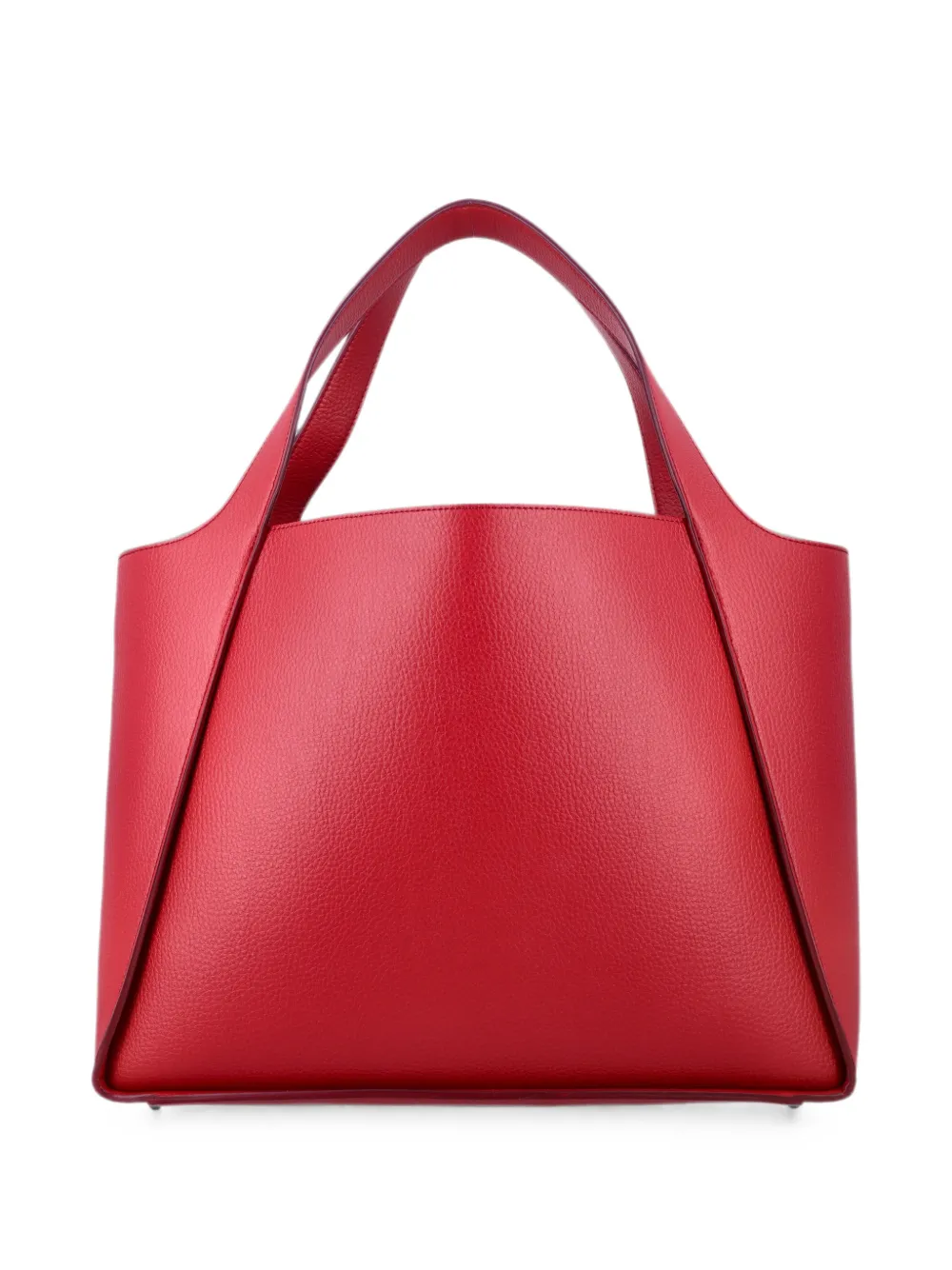 Stella McCartney Shopper met geperforeerd logo Rood