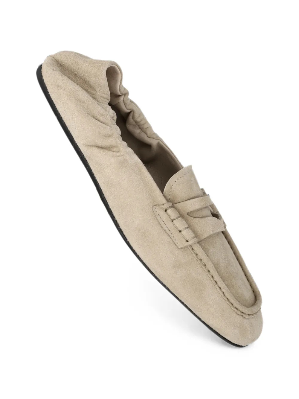 Miu elasticated penny sneakers Beige