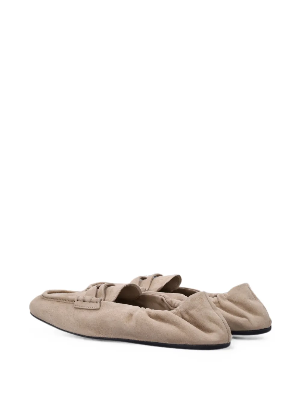 Miu elasticated penny sneakers Beige