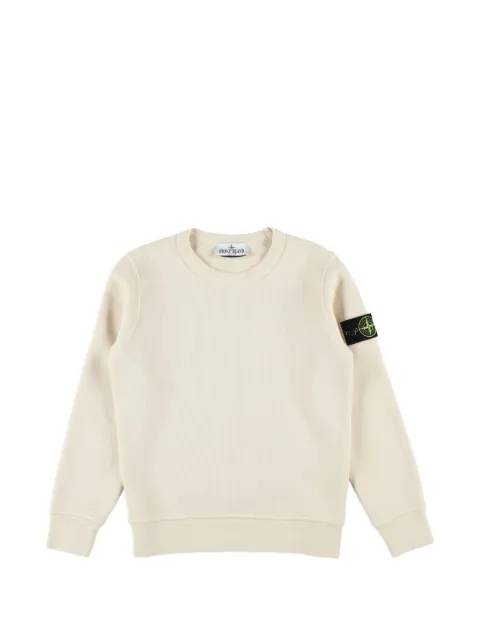 Stone Island Junior logo-patch sweater