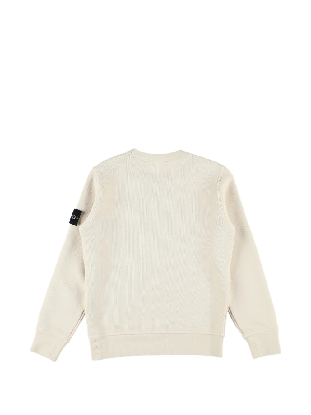 Stone Island Junior Trui met logopatch Beige