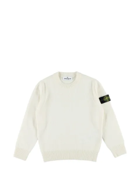 Stone Island Junior pull à patch Compass