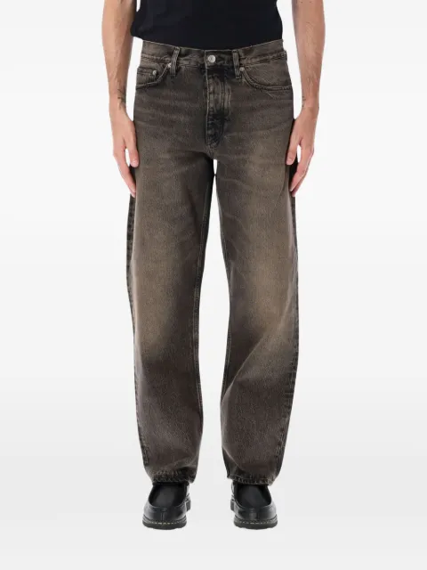 Sunflower faded straight-leg jeans