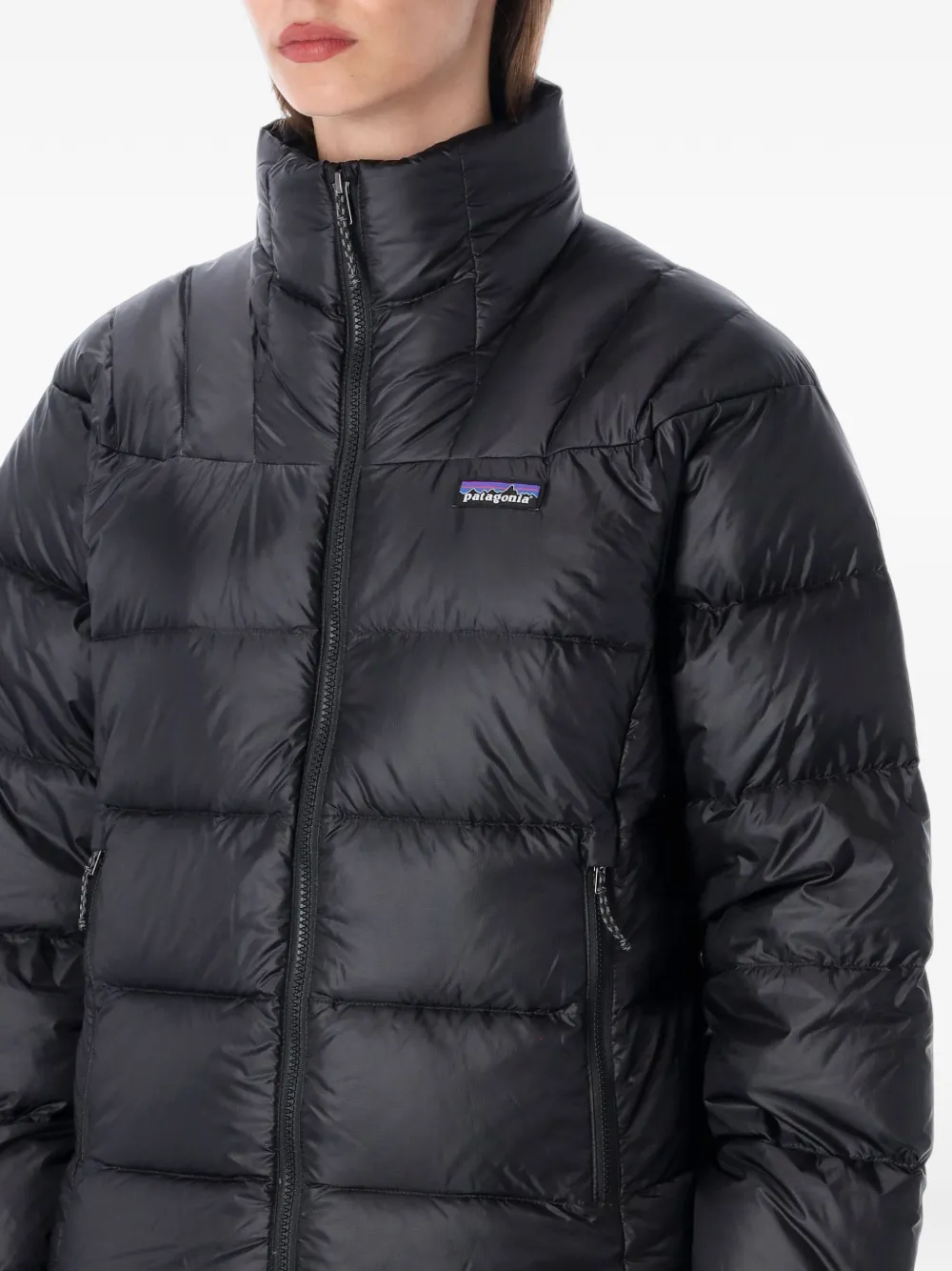 Patagonia Gewatteerd donsjack Zwart