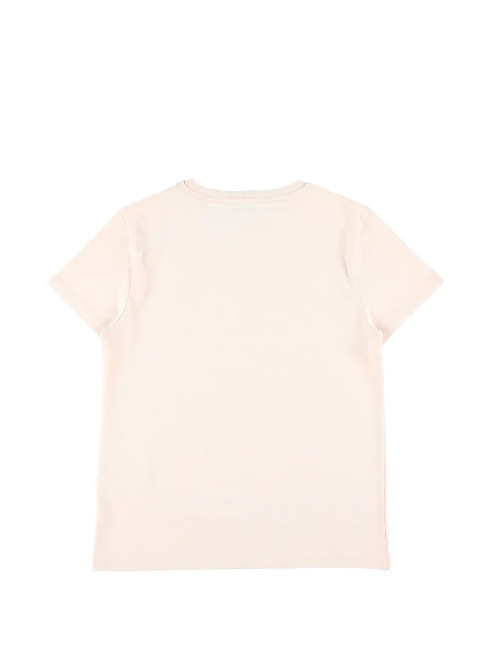 Moncler Enfant Drie T-shirten met logopatch Wit
