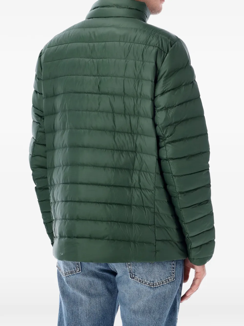 Patagonia Gewatteerde jas met logopatch Groen