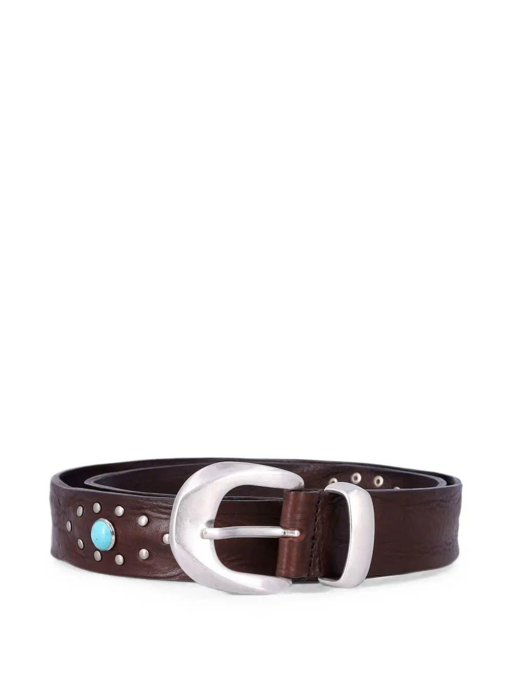 MANCINI 1979 stud-embellished leather belt