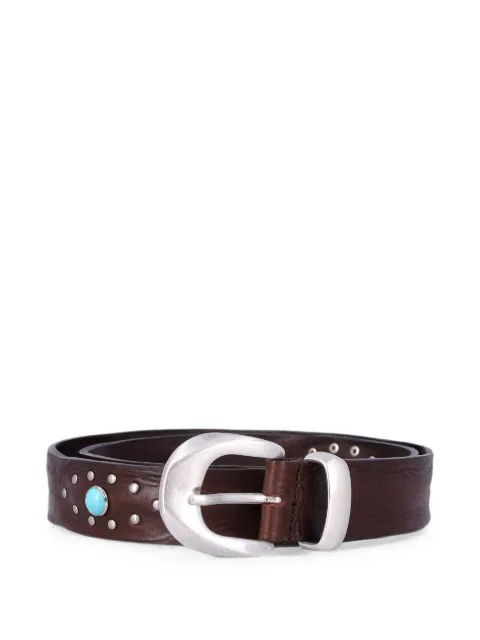 MANCINI 1979 stud-embellished leather belt