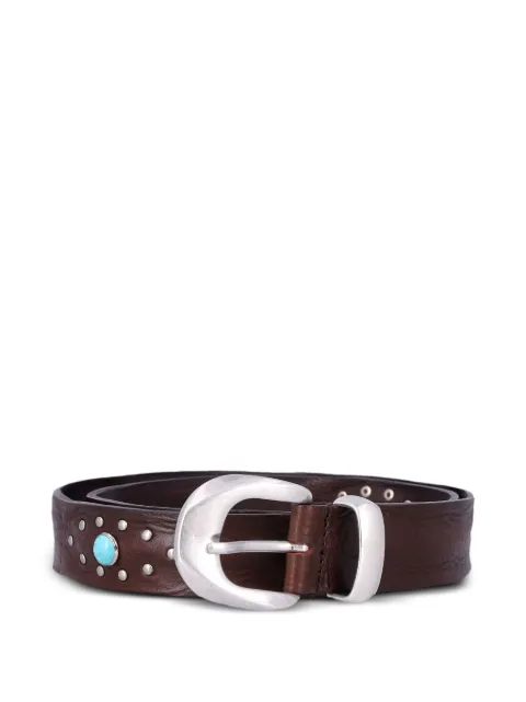 MANCINI 1979 stud-embellished leather belt