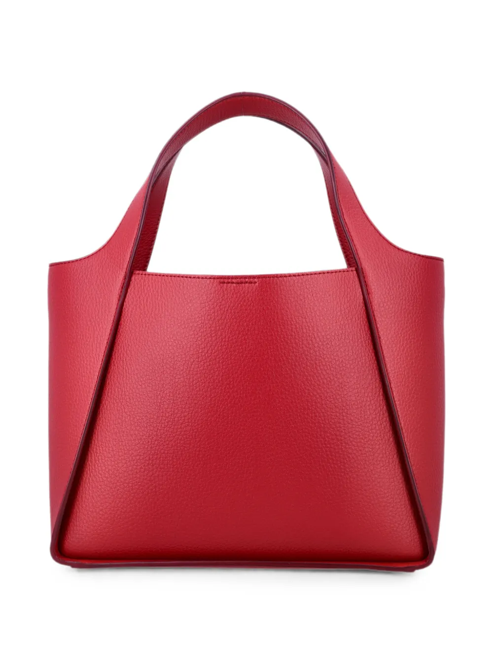 Stella McCartney Shopper met geperforeerd logo Rood