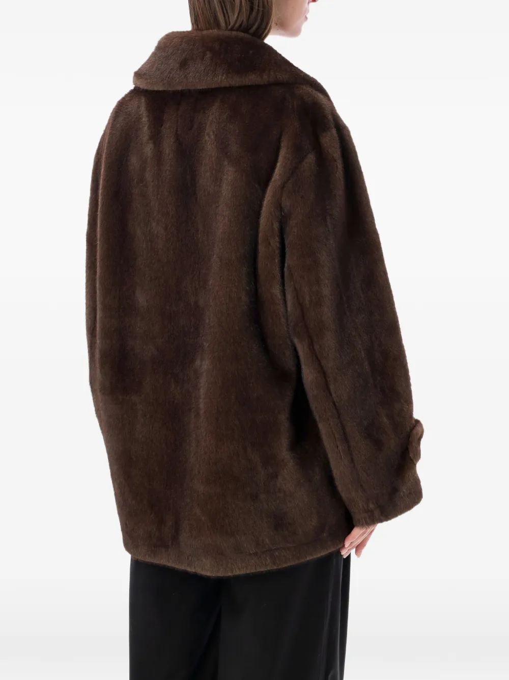 Sword Jas van imitatiebont Bruin