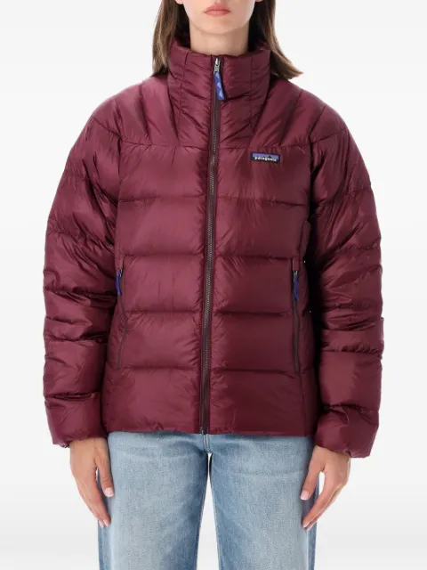 Patagonia Fitz Roy quilted logo-patch jacket