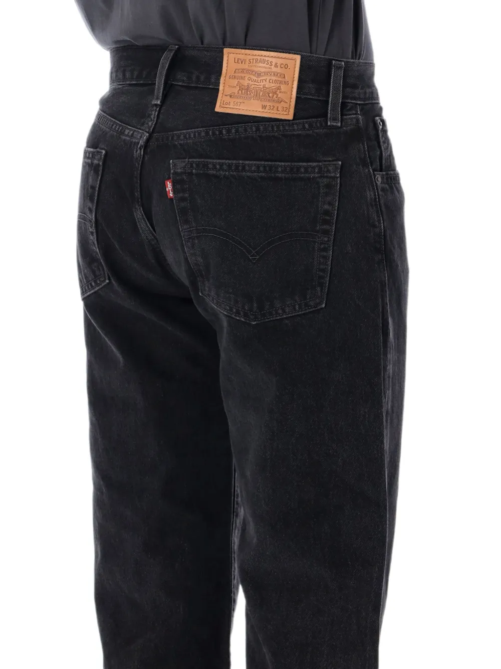 Levi's 567 straight-leg jeans Zwart