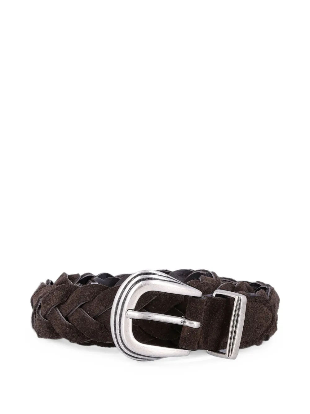 MANCINI 1979 John braided suede belt