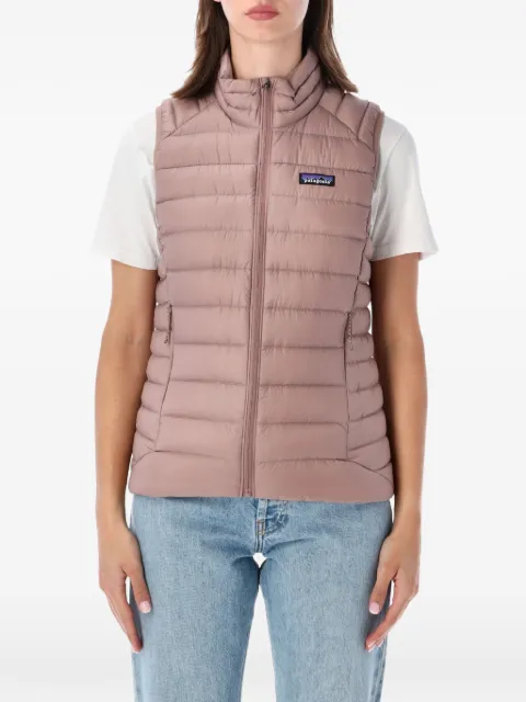 Patagonia Sweater logo-patch down vest
