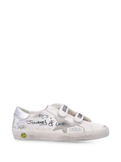 Golden Goose Kids Old School touch-strap sneakers