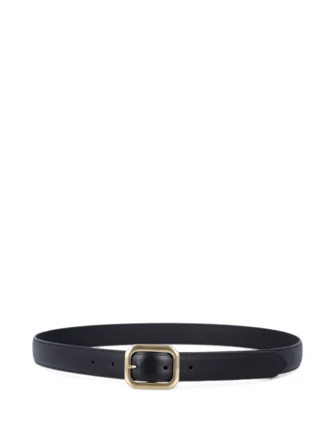 MANCINI 1979 geometric-buckle leather belt