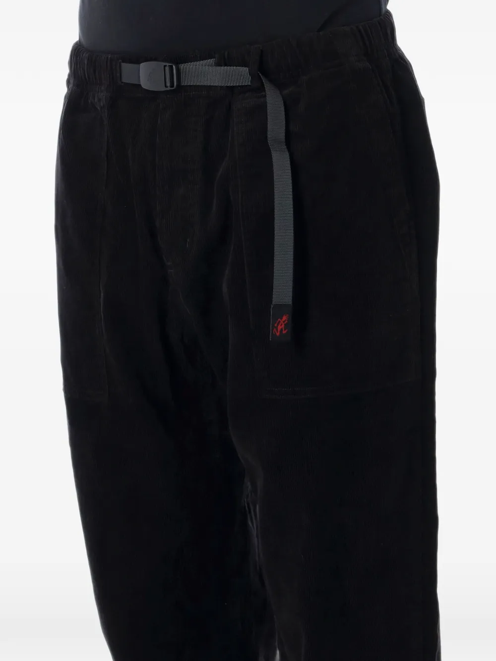 Gramicci belted corduroy trousers Zwart