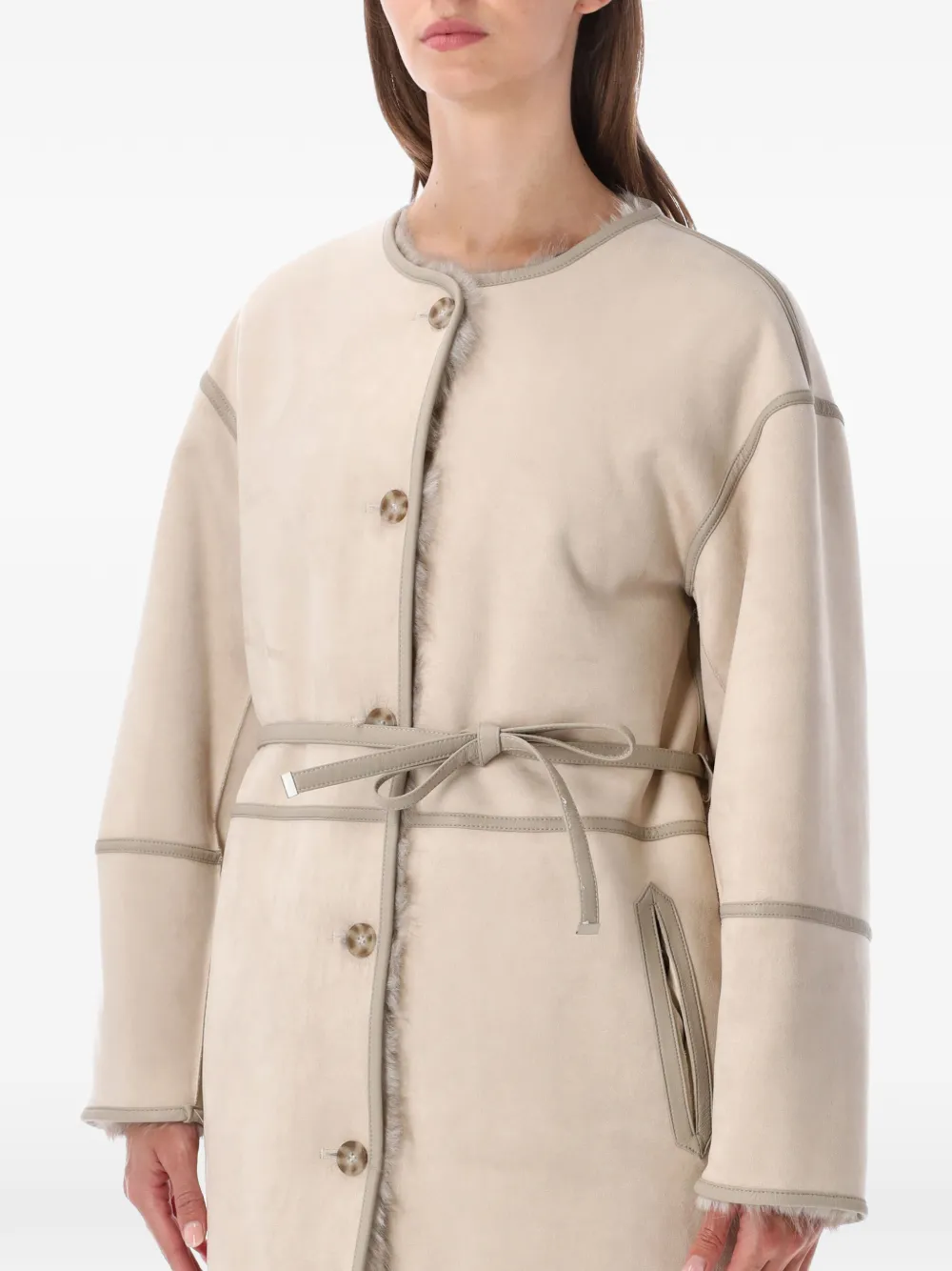 VEGANCODE Toscana omkeerbare jas Beige