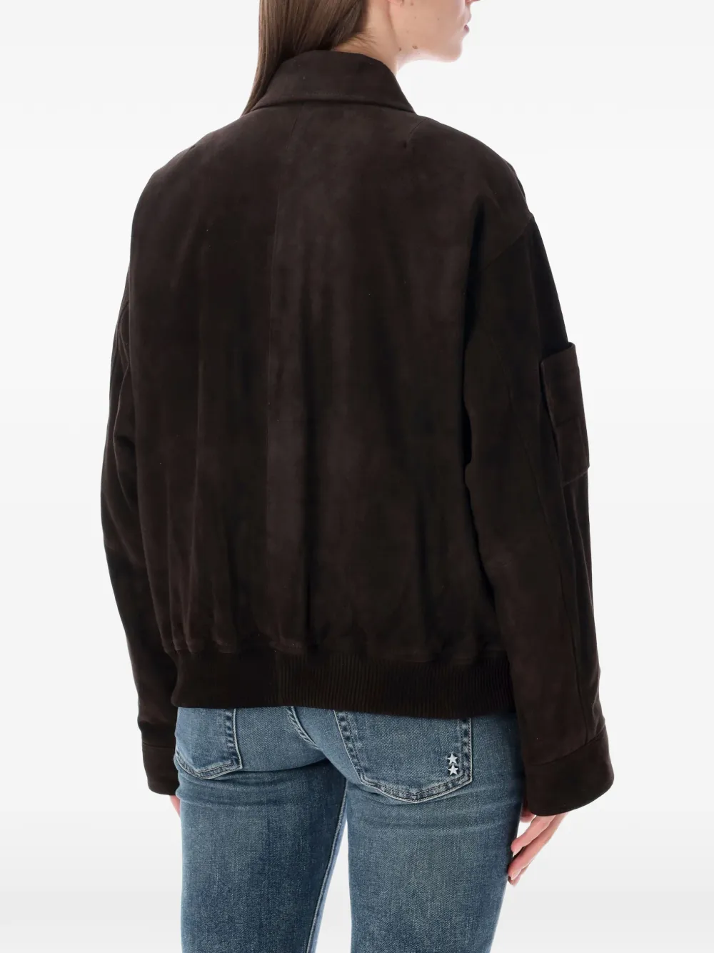Sword suede bomber jacket Bruin
