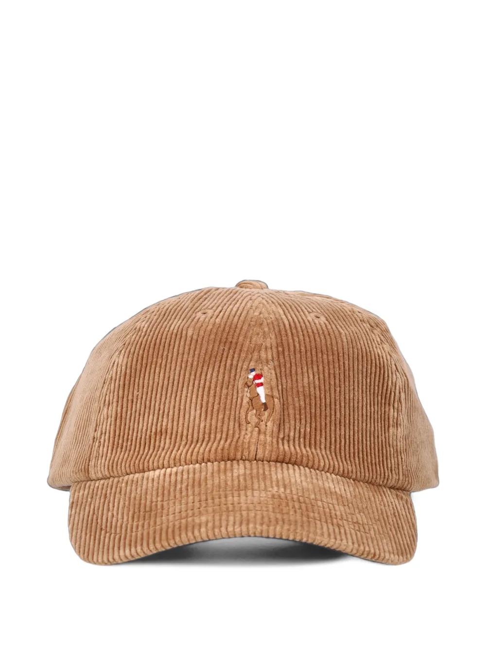 Polo Ralph Lauren Pony corduroy baseball cap - Marrone
