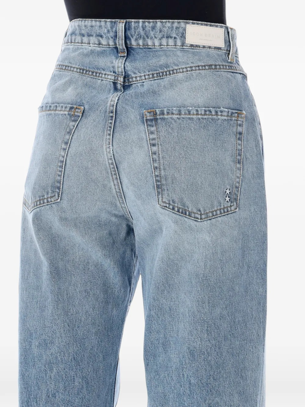 ICON DENIM Debby straight jeans Blauw