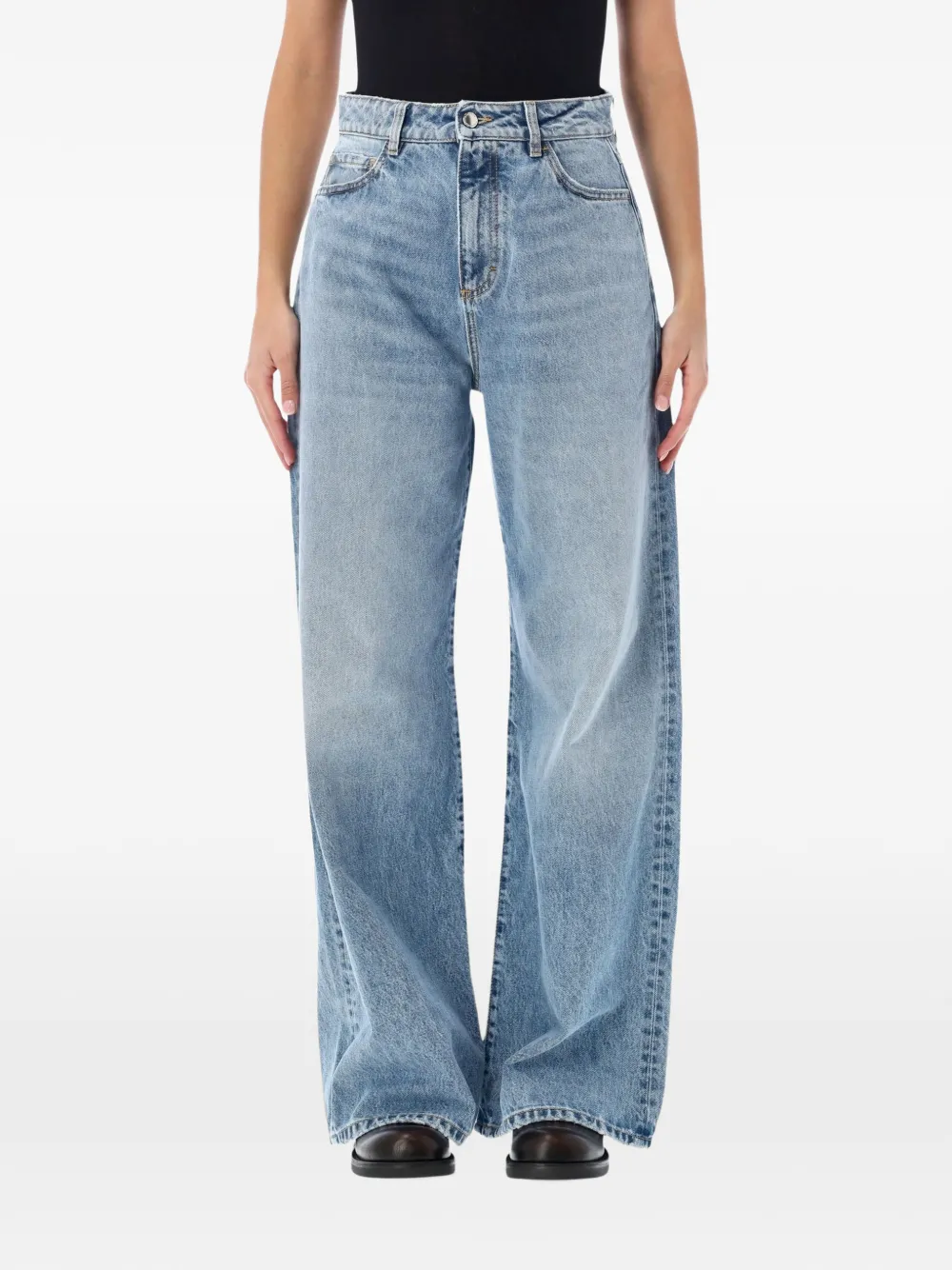 ICON DENIM Debby straight-leg jeans - Blau