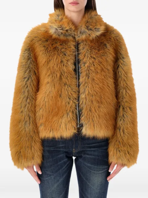 Sword faux-fur reversible coat